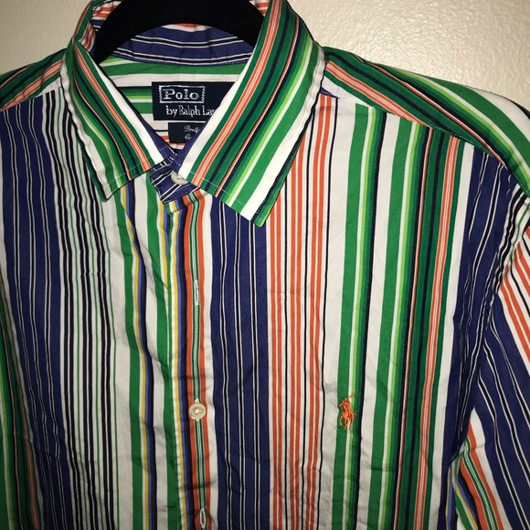 Polo Ralph Lauren Other - Ralph Lauren Polo Oxford Shirt M Striped